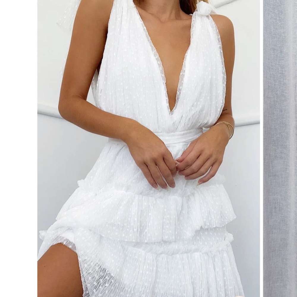 Her Empire White dress